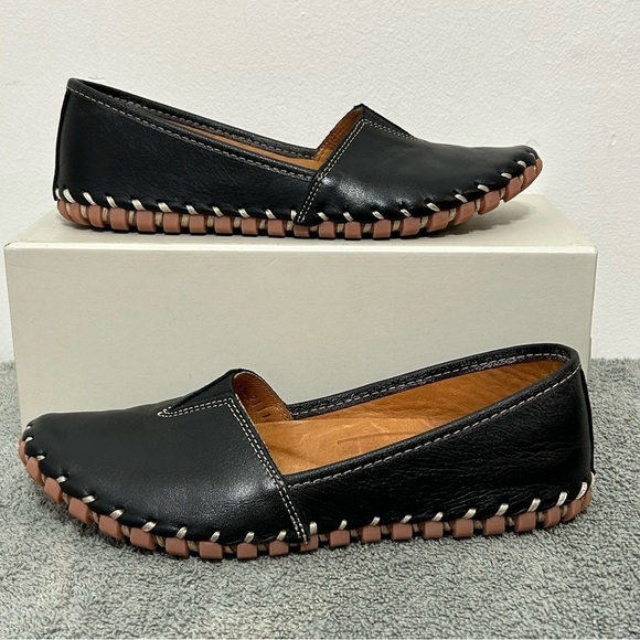 Spring Step Leather Kathaleta Slip On Comfort Flats - Picture 1 of 16